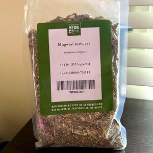 ☕️SEALED☕️ Mugwort Leaf 1/4 pound (113.5 grams)